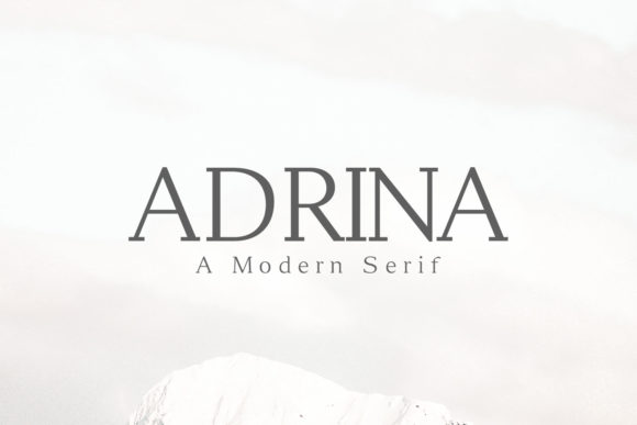 Adrina Serif Font for Modern Editorial Design