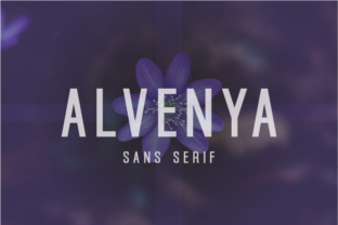 Alvenya: A Modern Sans Serif Font for Handmade Creations