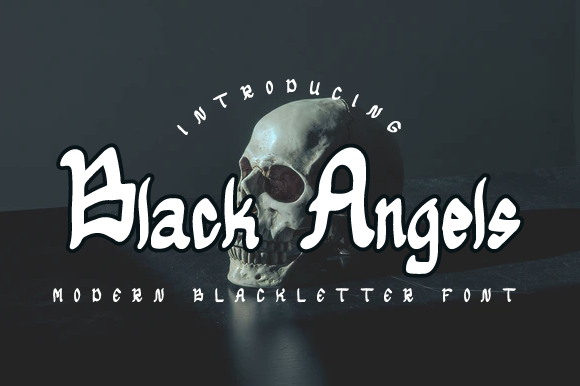 Black Angels Font for Branding Projects
