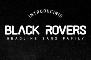 Black Rovers Family: A Modern Sans Serif Font for Small Business Branding