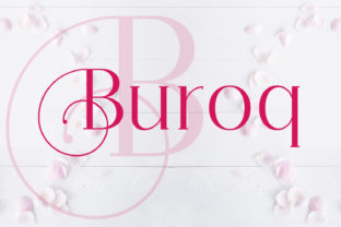 Buroq: A Serif Font That Adds Romantic Elegance to Design