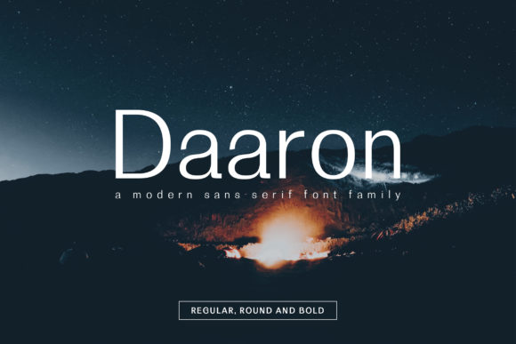 Daaron Family: A Modern Sans Serif Font for Editorial Design