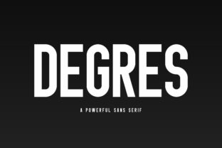 Degres: A Bold Sans Serif Font for Digital Branding