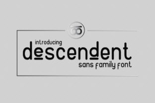 Descendent: A Modern Typeface for Timeless Editorial Design