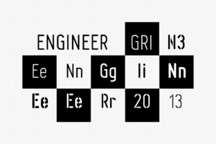 Engineer Family: A Modern Sans Serif Font for Crafters and Makers