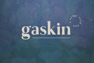 Gaskin: A Modern Serif Font for Bold Visual Impact