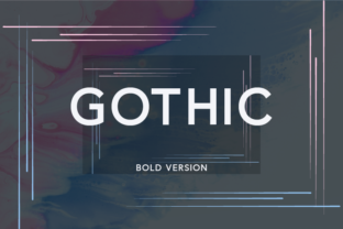 Gothic Bold: A Modern Sans Serif Font for Campaign Creativity