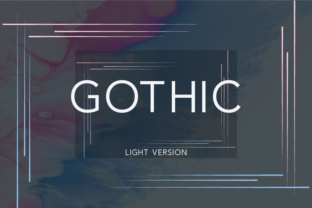 Gothic Light for Modern Branding Projects