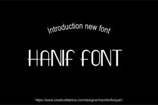 Hanif Serif Font for Modern Web Design