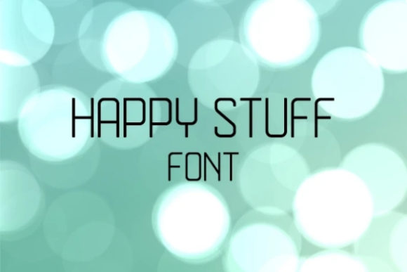 Happy Stuff: A Modern Sans Serif Font for Versatile Branding