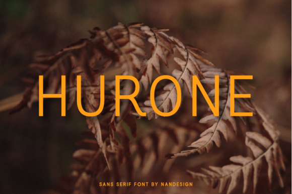 Hurone Sans Serif Font for Modern Editorial Design