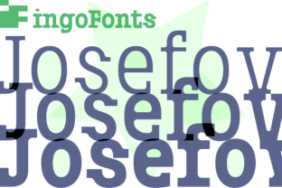 Josefov: A Modern Serif Font for Editorial Design
