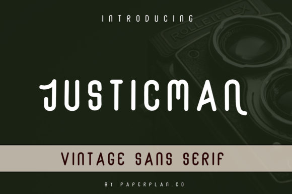 Justicman: A Modern Sans Serif Font for Editorial Design