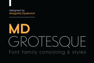 MD Grotesque: A Modern Font for Small Business Branding