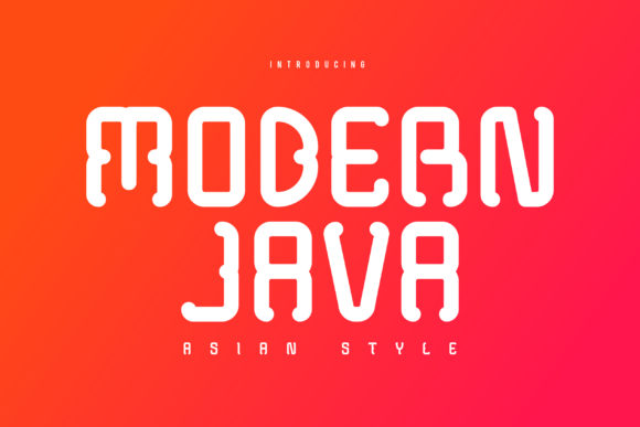 Modern Java: A Polished Sans Serif Font for Small Business Branding