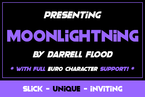 Moonlightning Font for Professional Branding