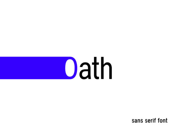 Oath Sans Serif Font for Handmade Creations