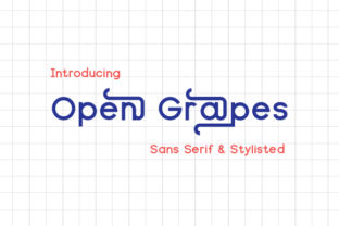 Open Grapes: A Modern Sans Serif Font for Editorial Design