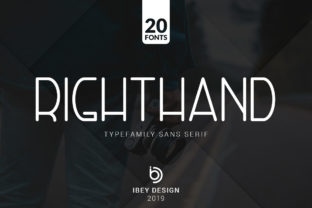 Righthand Family: A Modern Sans Serif Font for Web Design