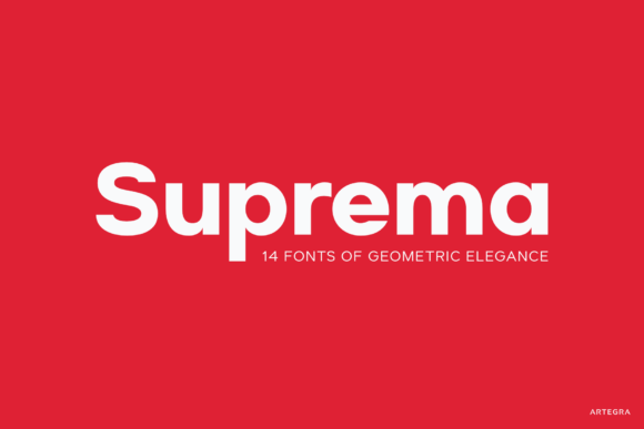 Suprema: A Modern Sans Serif Font for Digital Marketing