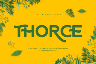 Thorce: A Modern Sans Serif Font for Editorial Design