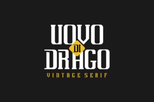 Uovo Di Drago: A Modern Serif Font for Editorial Design