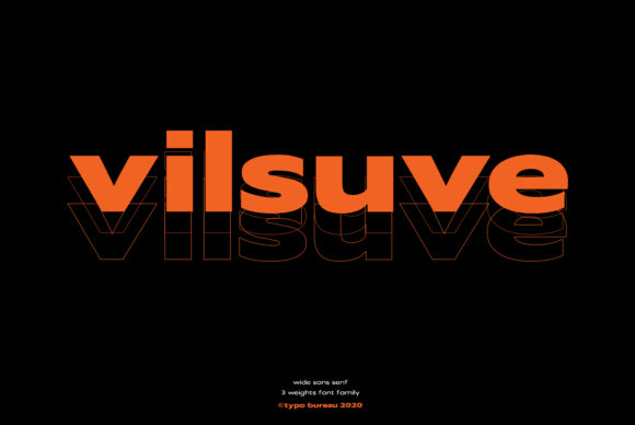 Vilsuve: A Modern Sans Serif Font for Clean Editorial Design